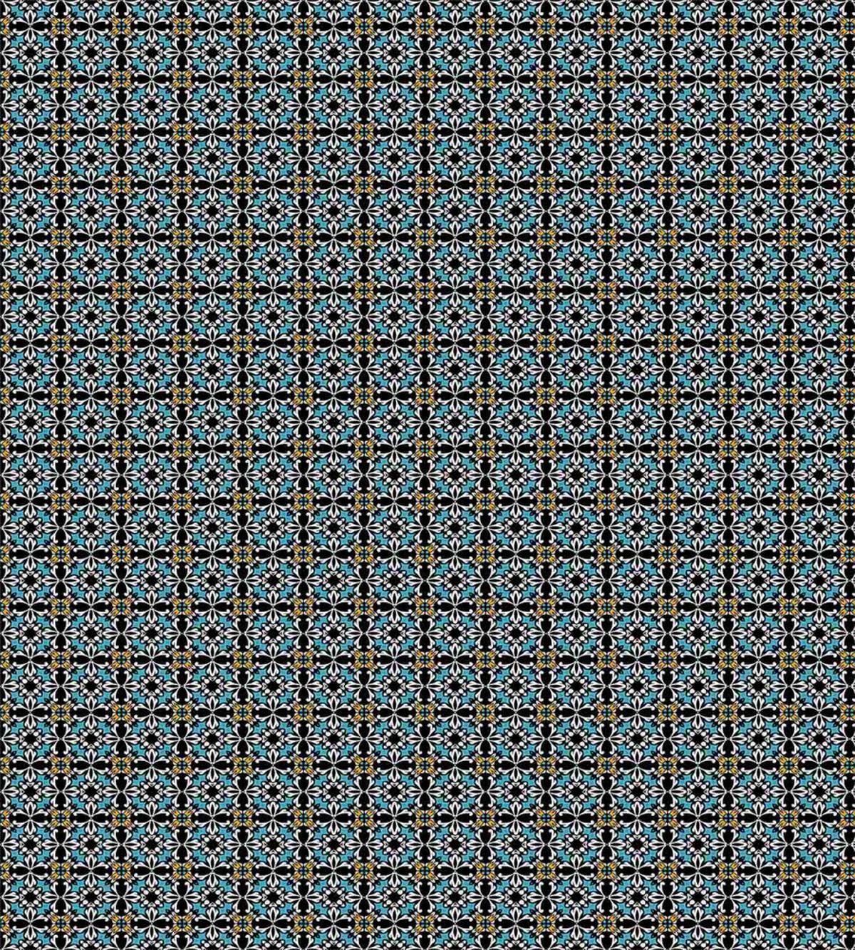Abstract Floral Mosaic — Pattern