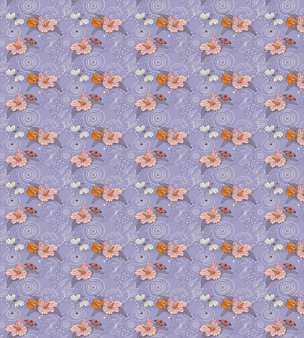Butterfly Lily Abstract — Pattern