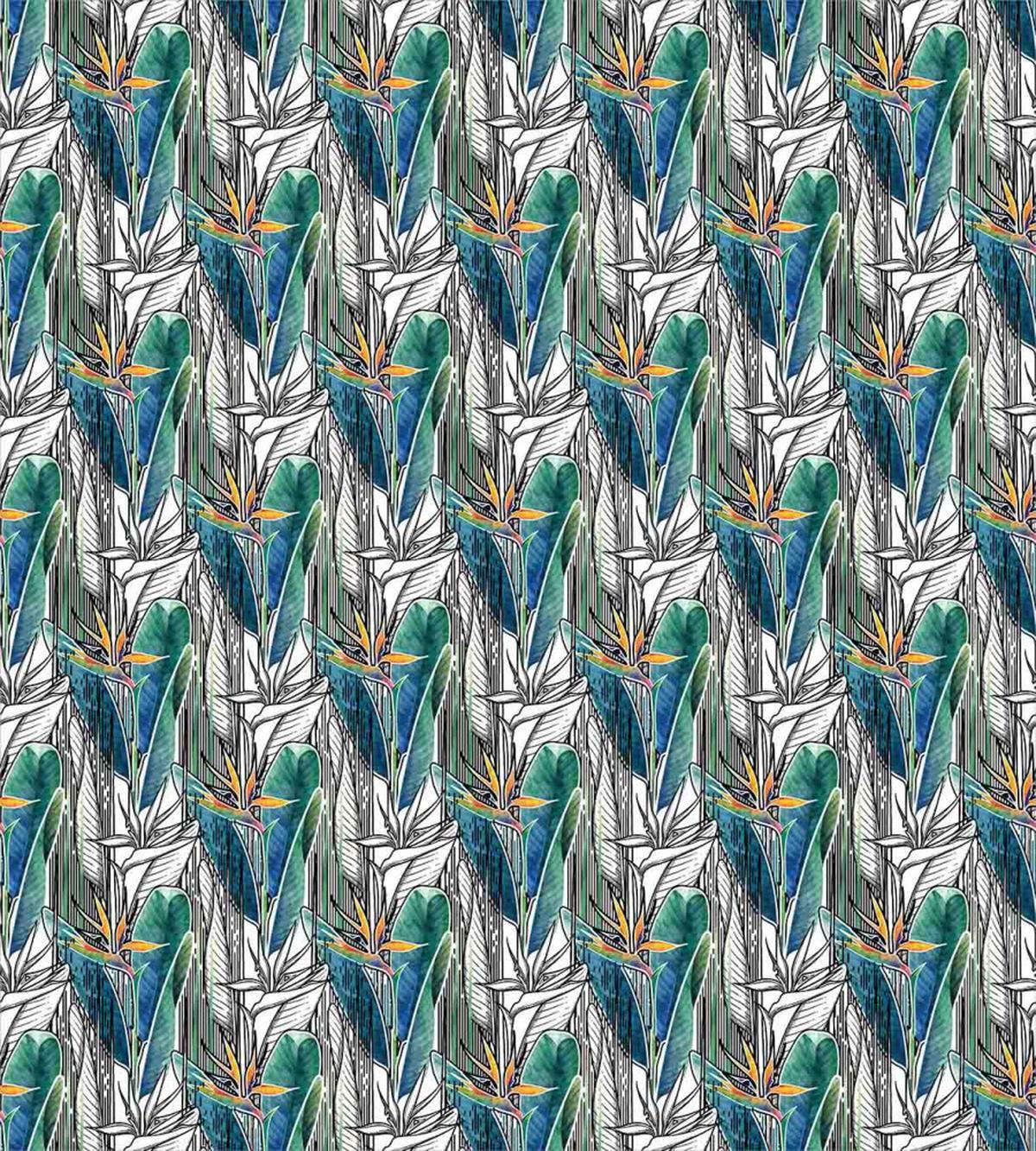 Watercolor Plant — Pattern