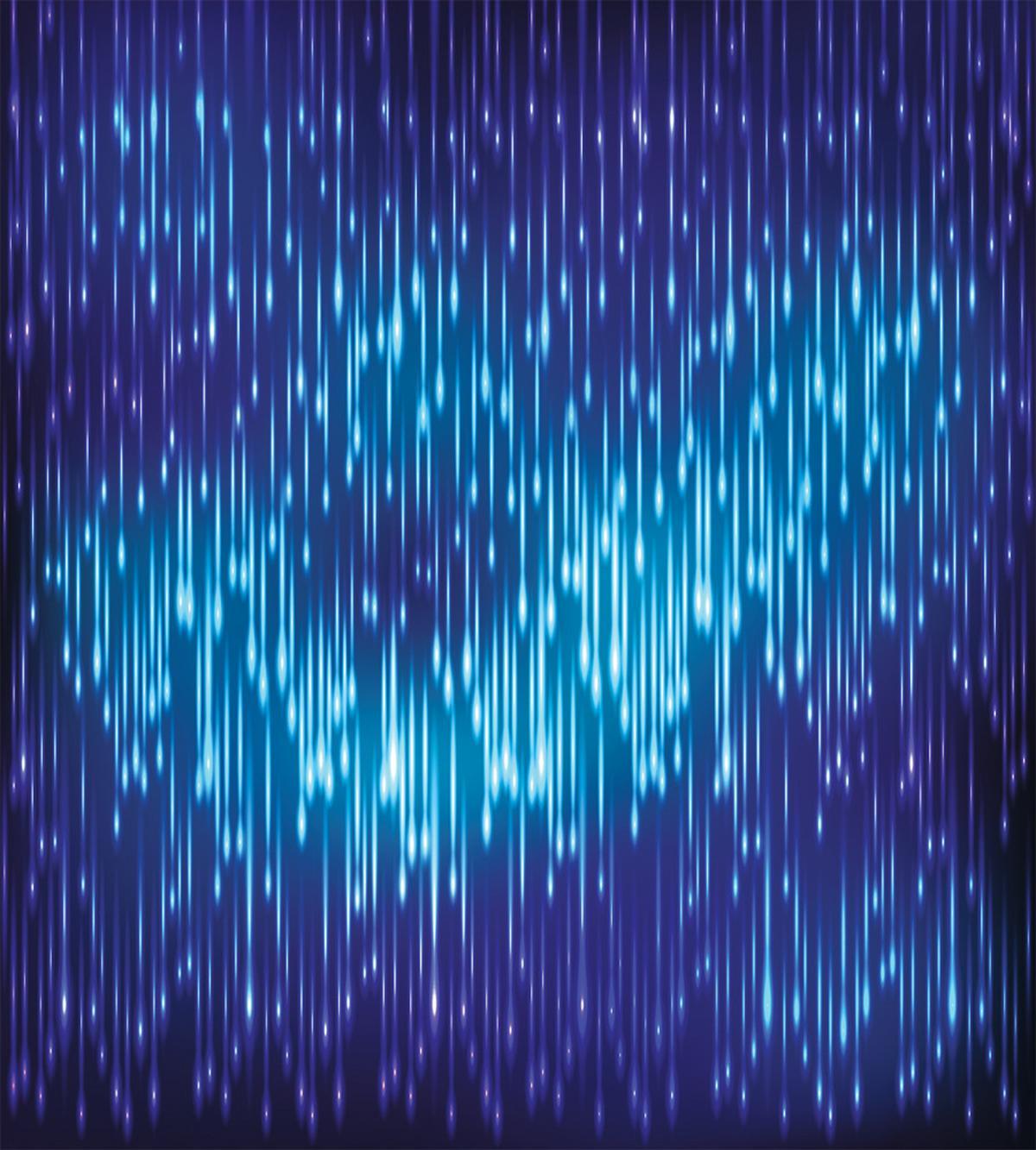 Cosmic Rain Effect Vivid — Pattern