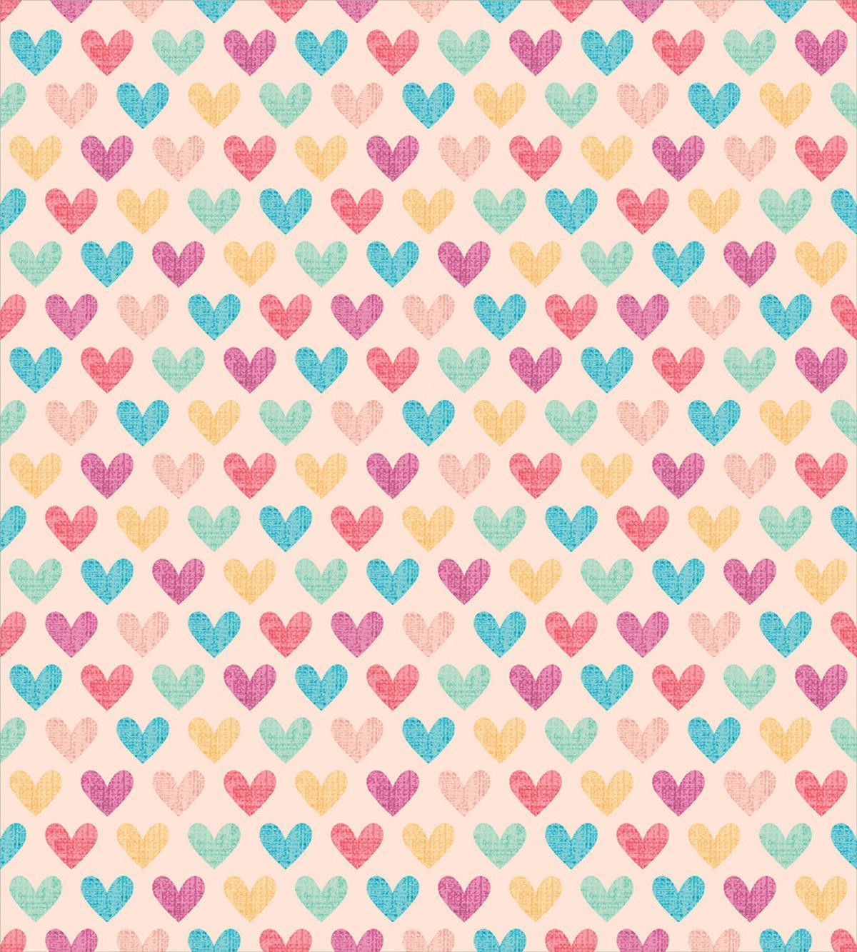 Colorful Fun Hearts — Pattern