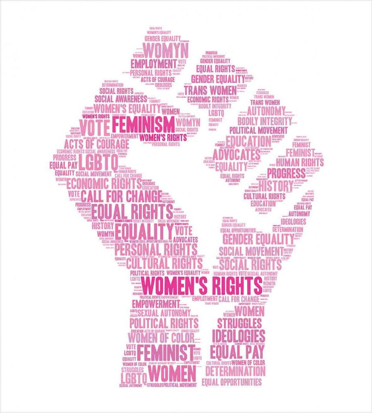 Lgbt Female Fist Print — Pattern