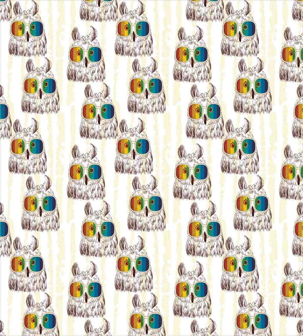 Funny Birds with Glasses — Pattern