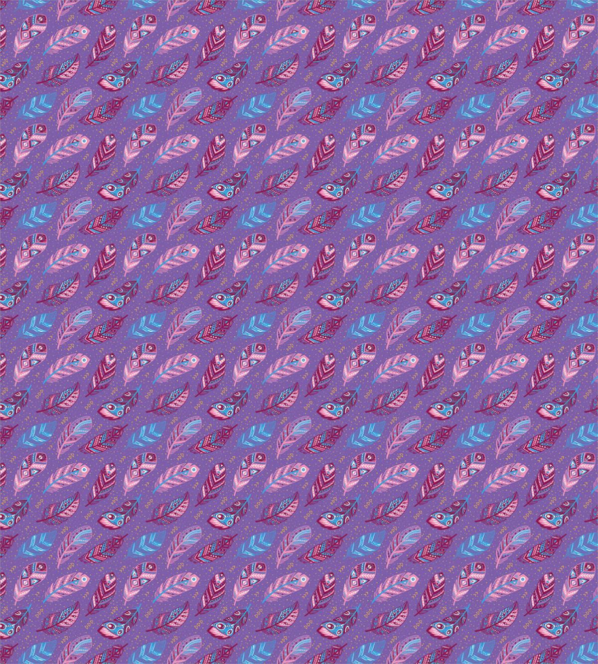 Ornate Feathers Polka Dots — Pattern