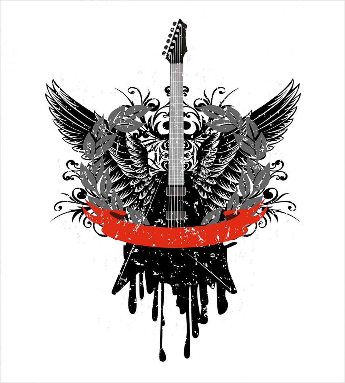 Gothic Guitar Wings — Pattern