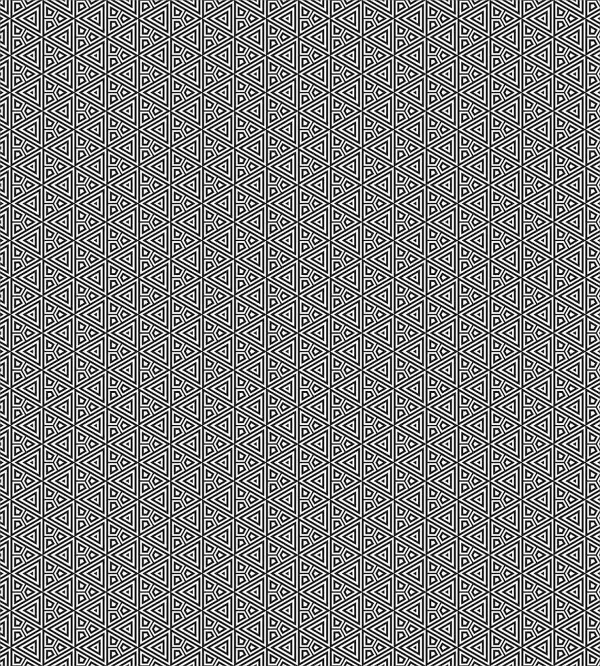 Monochrome Triangle — Pattern