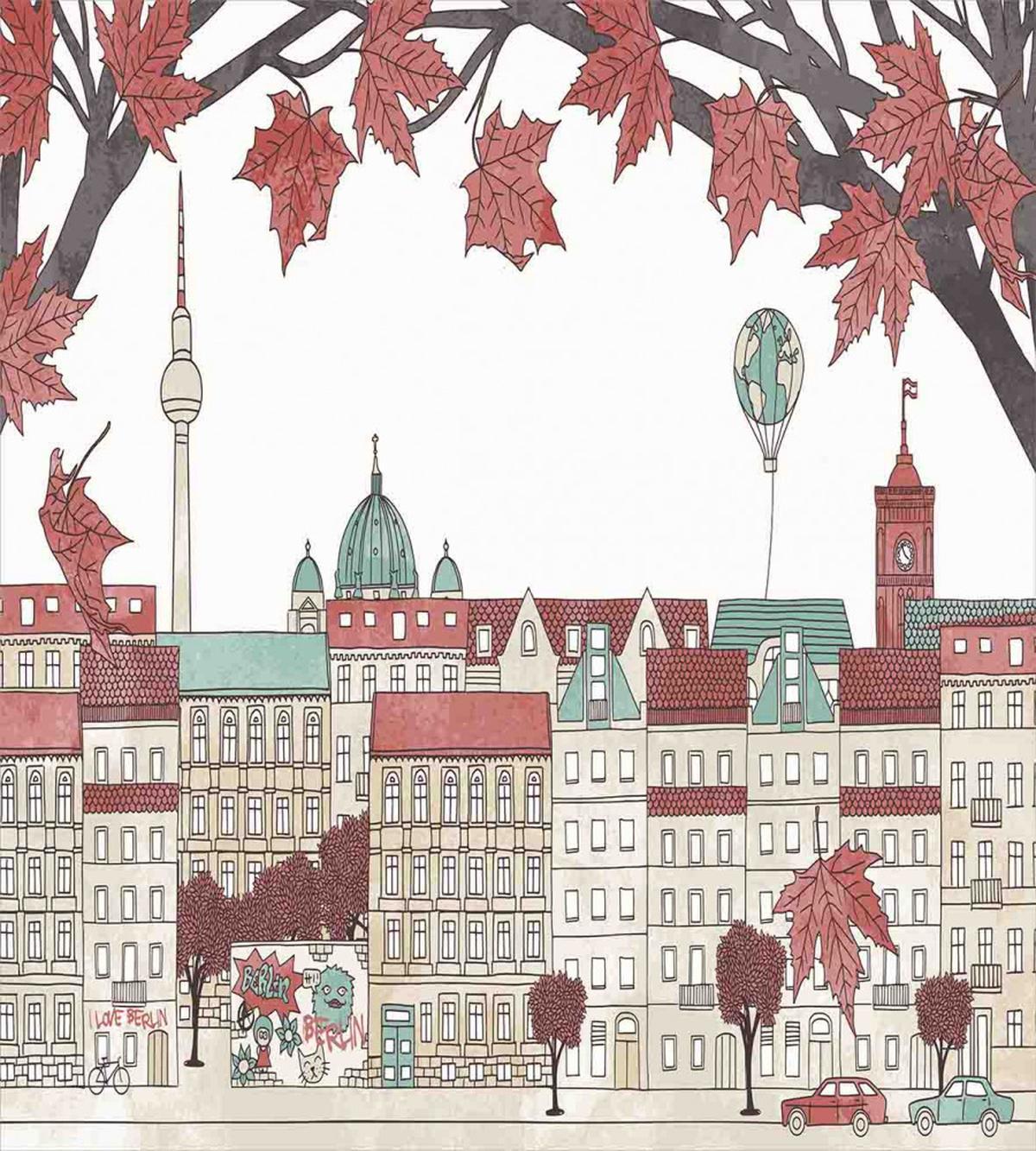 Autumn Season in Berlin — Pattern