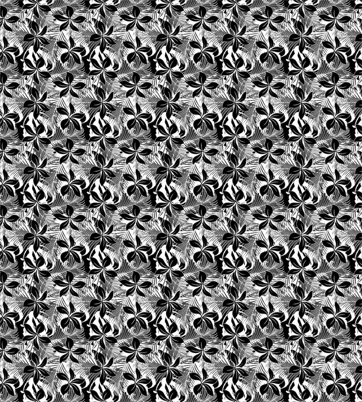 Exotic Island Flowers — Pattern