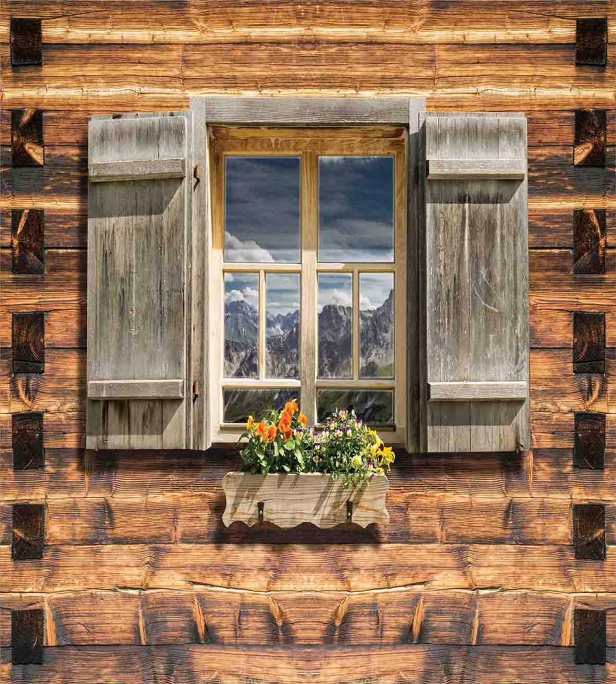 View from Mountain Hut — Pattern