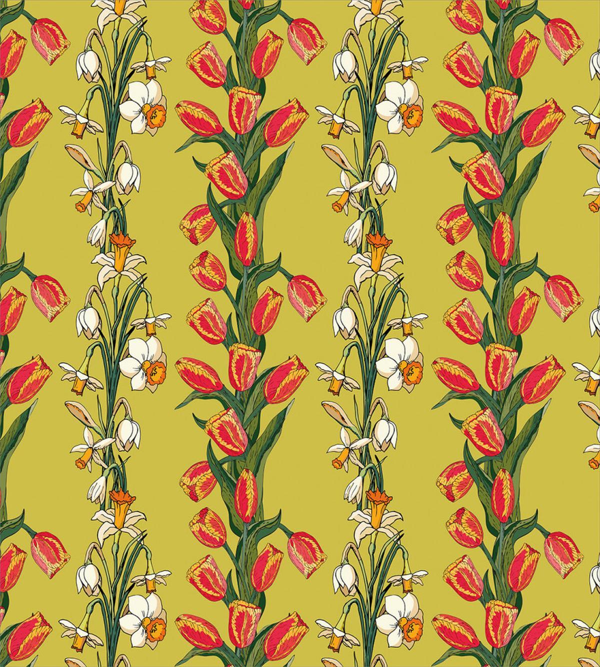 Tulips and Daffodils Pattern — Pattern