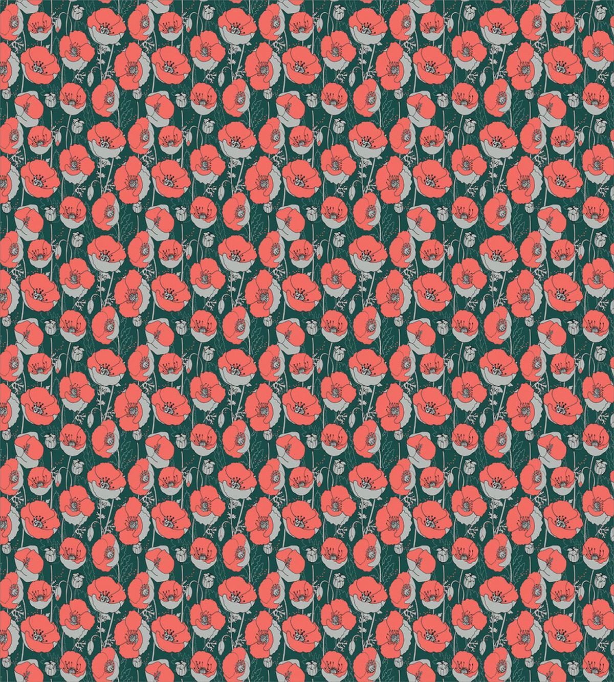 Forest Poppies Pattern — Pattern
