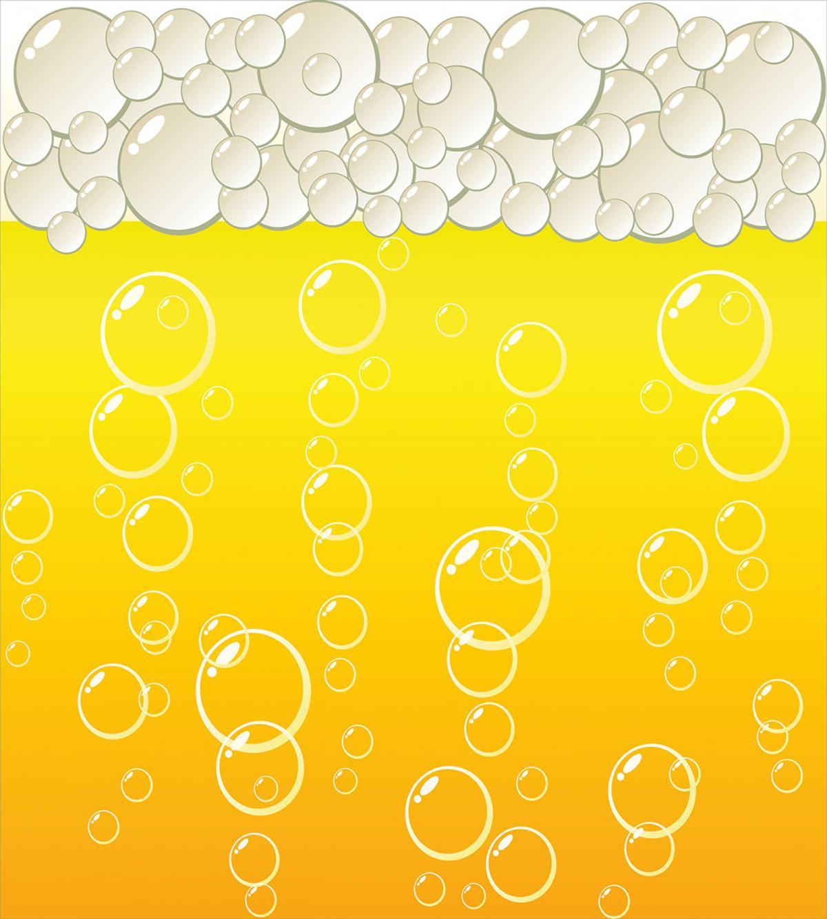 Bubbles Beer Macro — Pattern