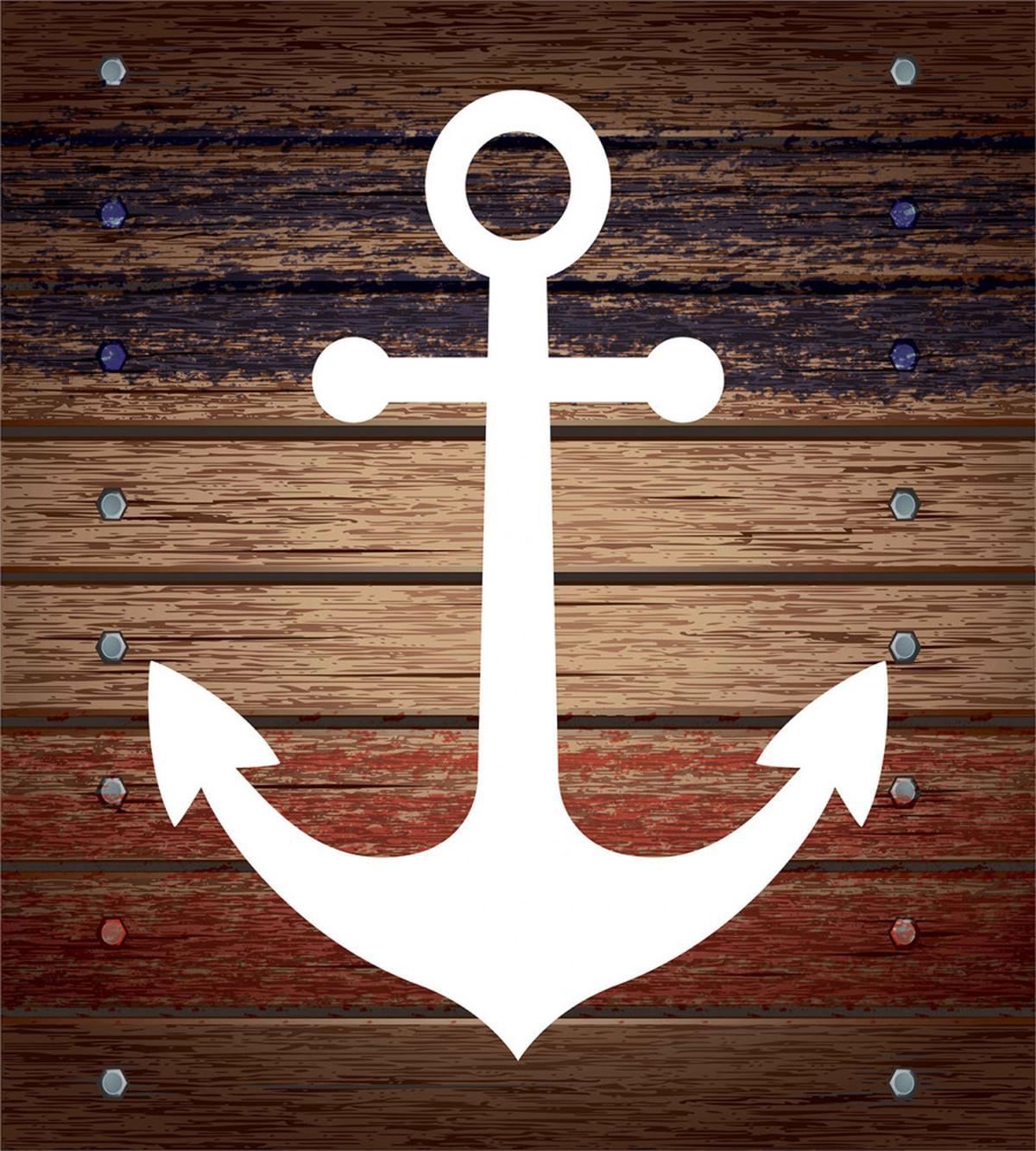 Boat Theme Anchor Motif — Pattern