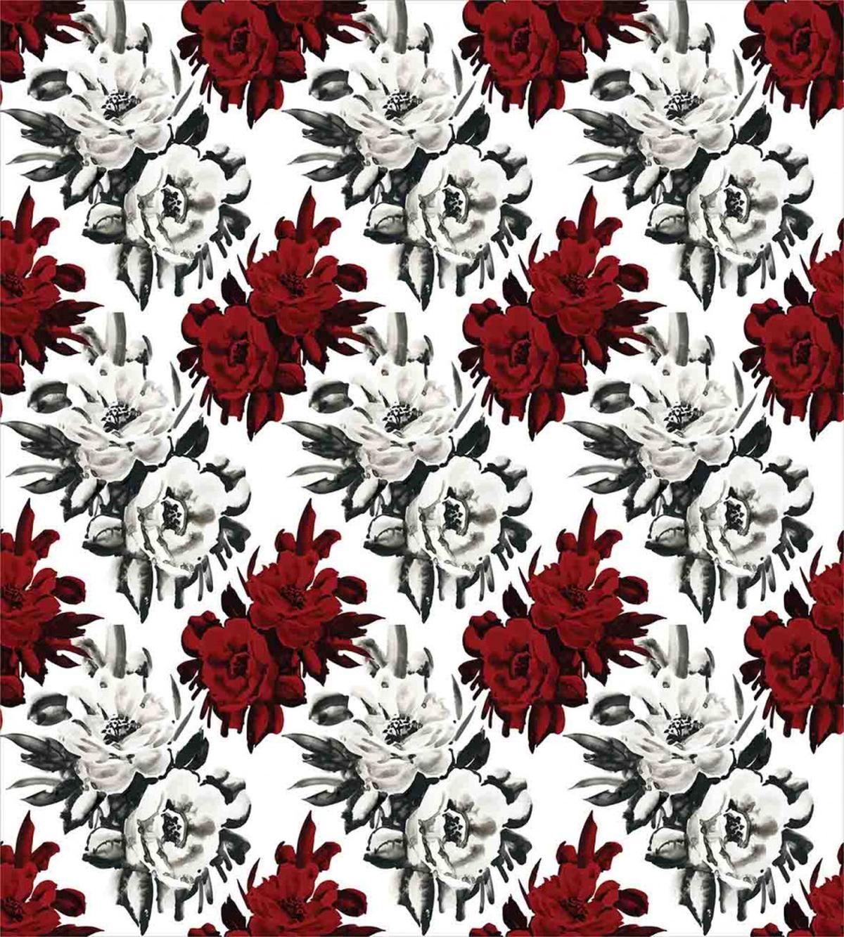 Watercolor Rose Blooms — Pattern