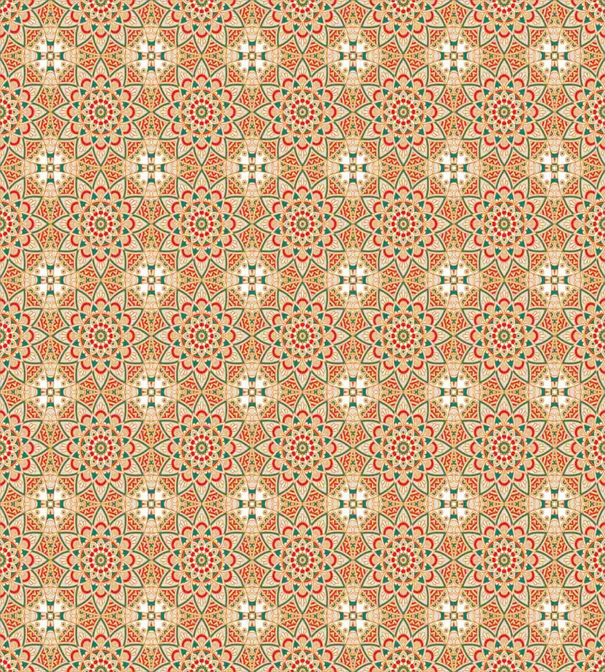 Flower Blooms Circles — Pattern