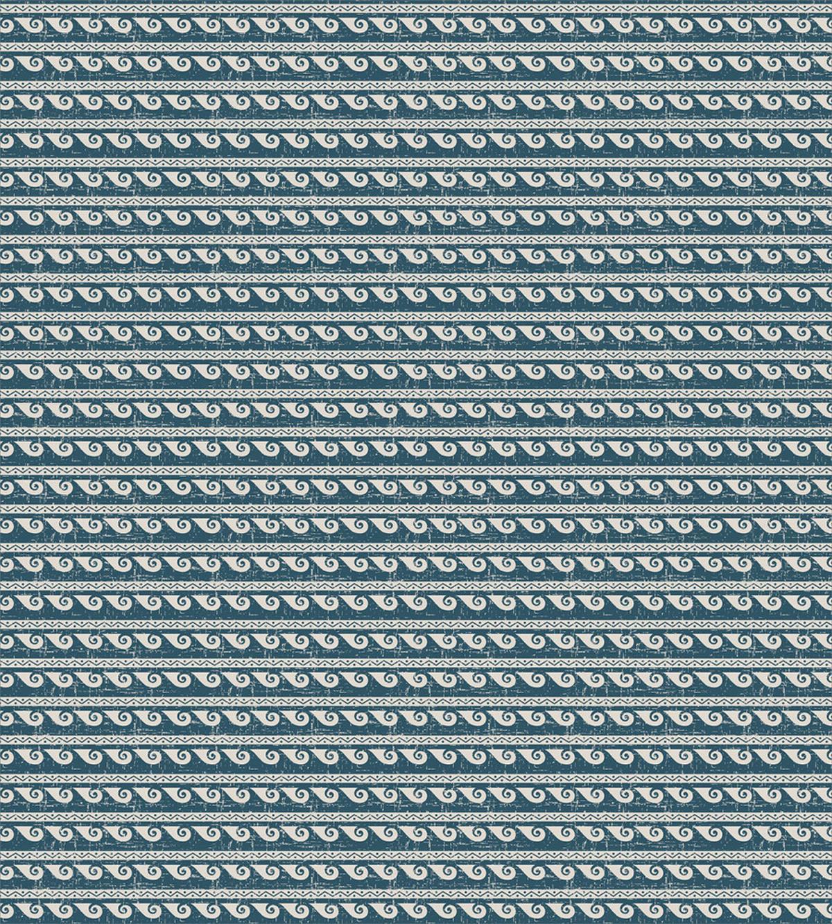 Retro Seashell Shape Zigzag — Pattern