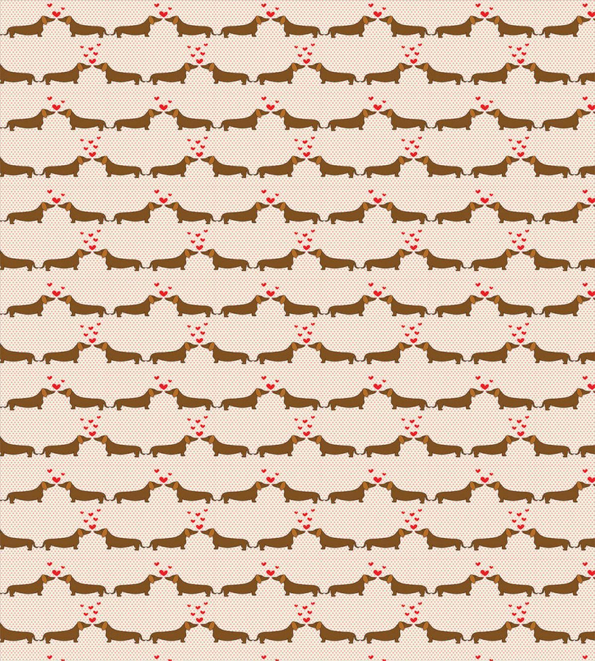 Sausage Dogs in Love — Pattern