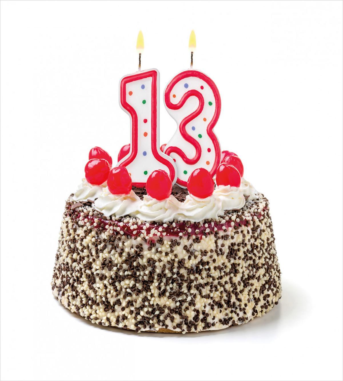 Cake Numeral Candles — Pattern