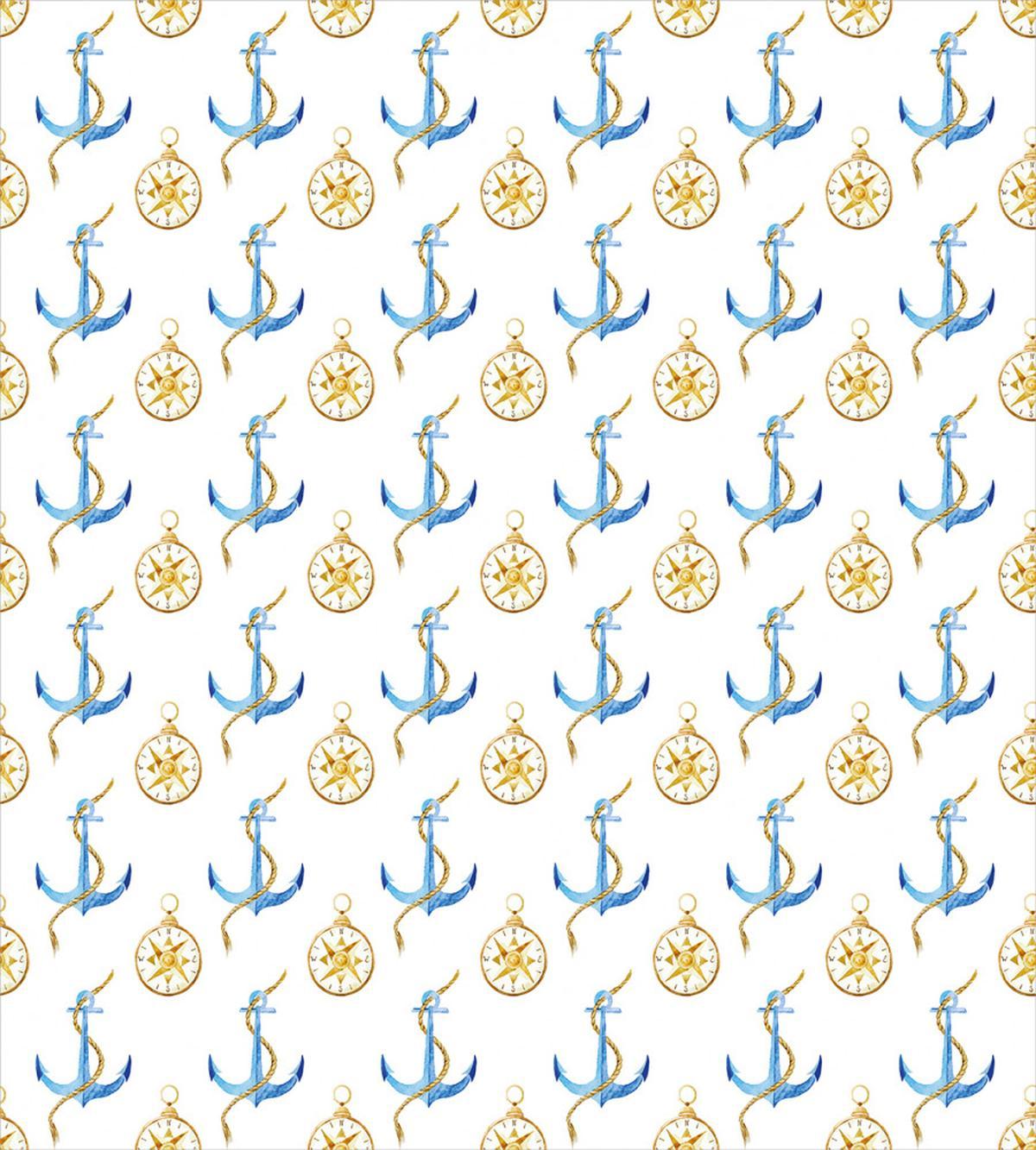 Nautical Anchor Motif — Pattern