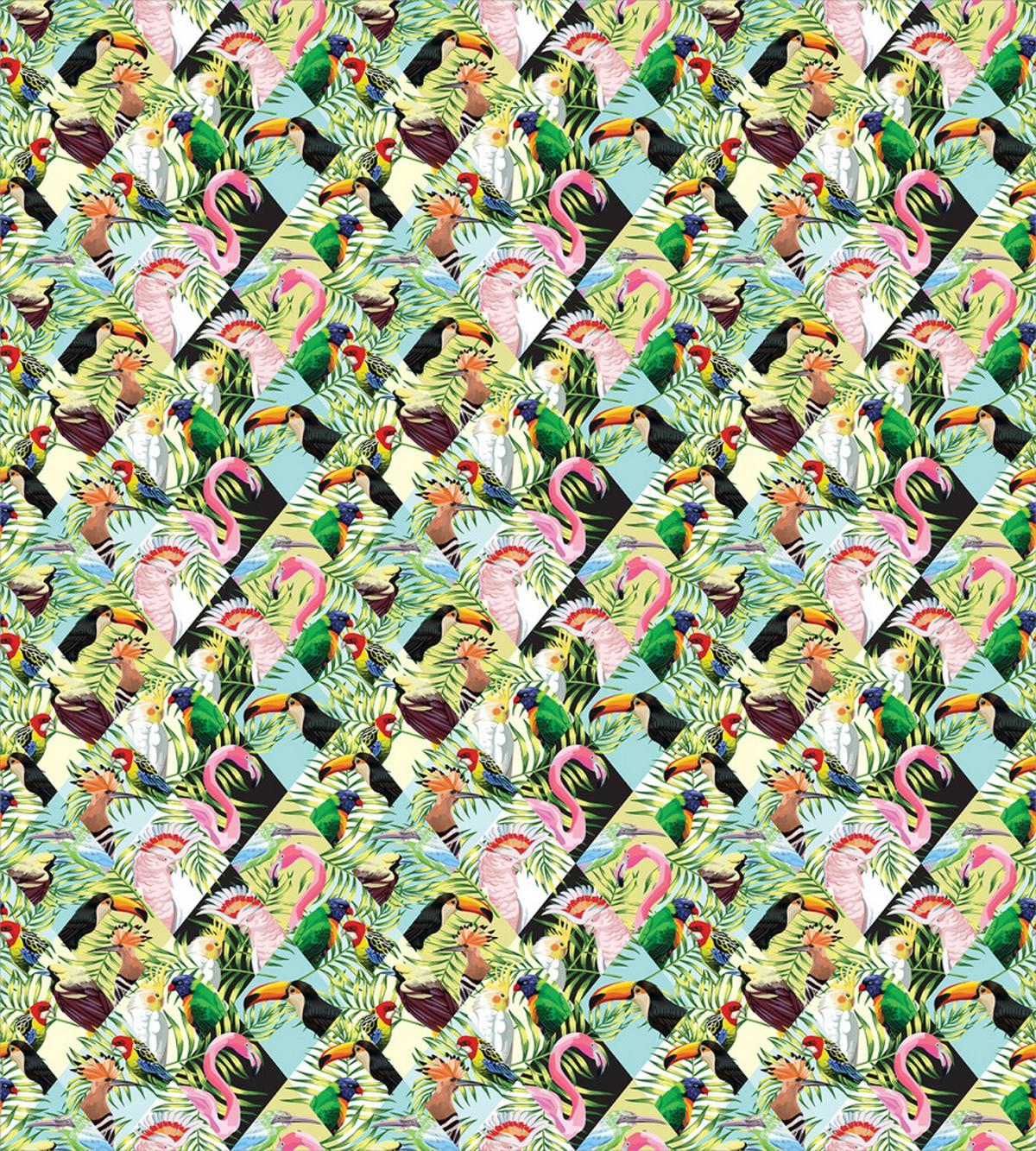 Tropical Jungle Parrots — Pattern