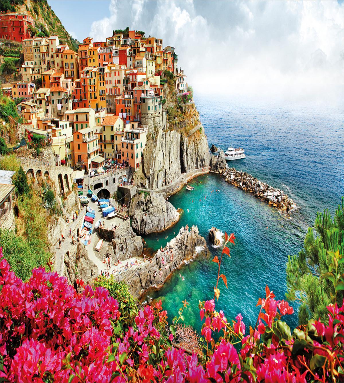 Cinque Terre Beach Coast — Pattern