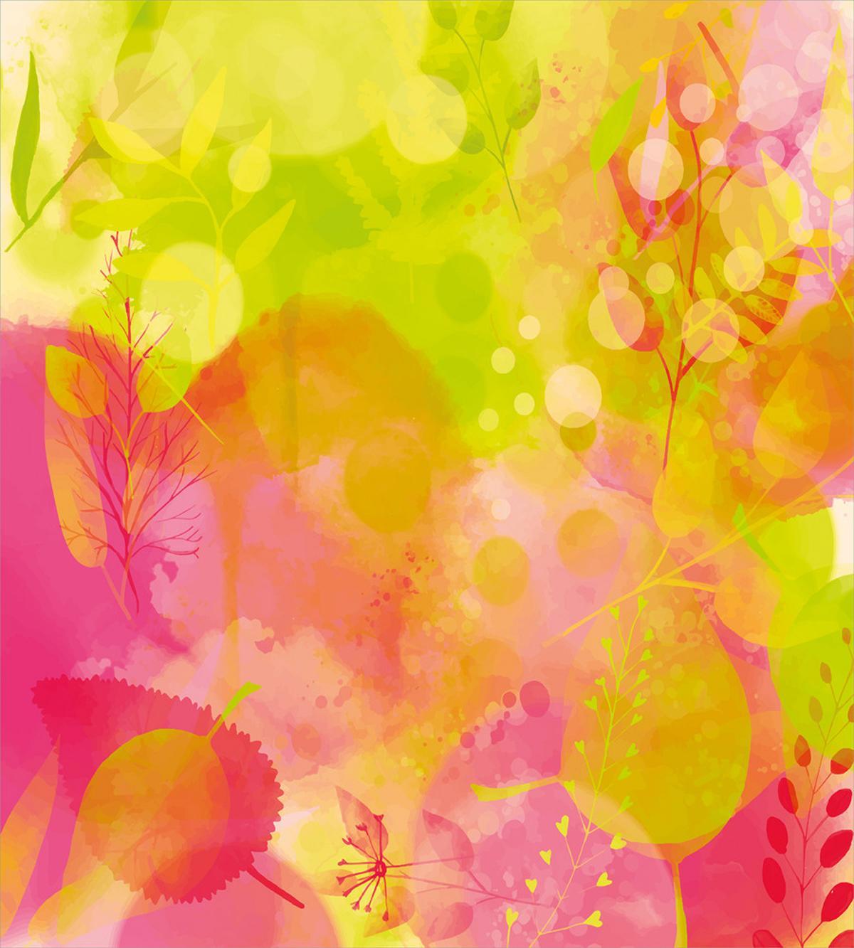 Spring Yard Watercolors — Pattern
