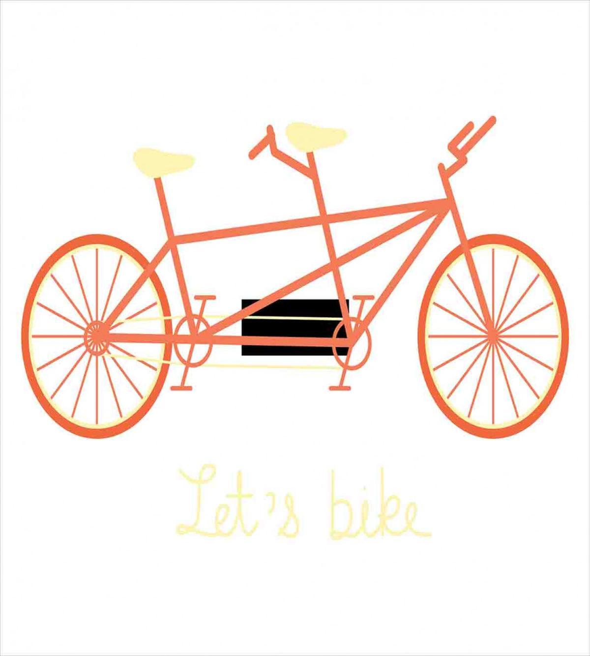 Lets Bike Retro Vehicle — Pattern