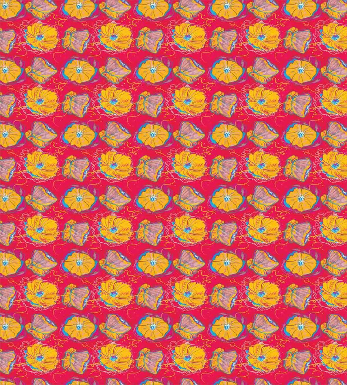 Aquarelle Flower Pattern — Pattern