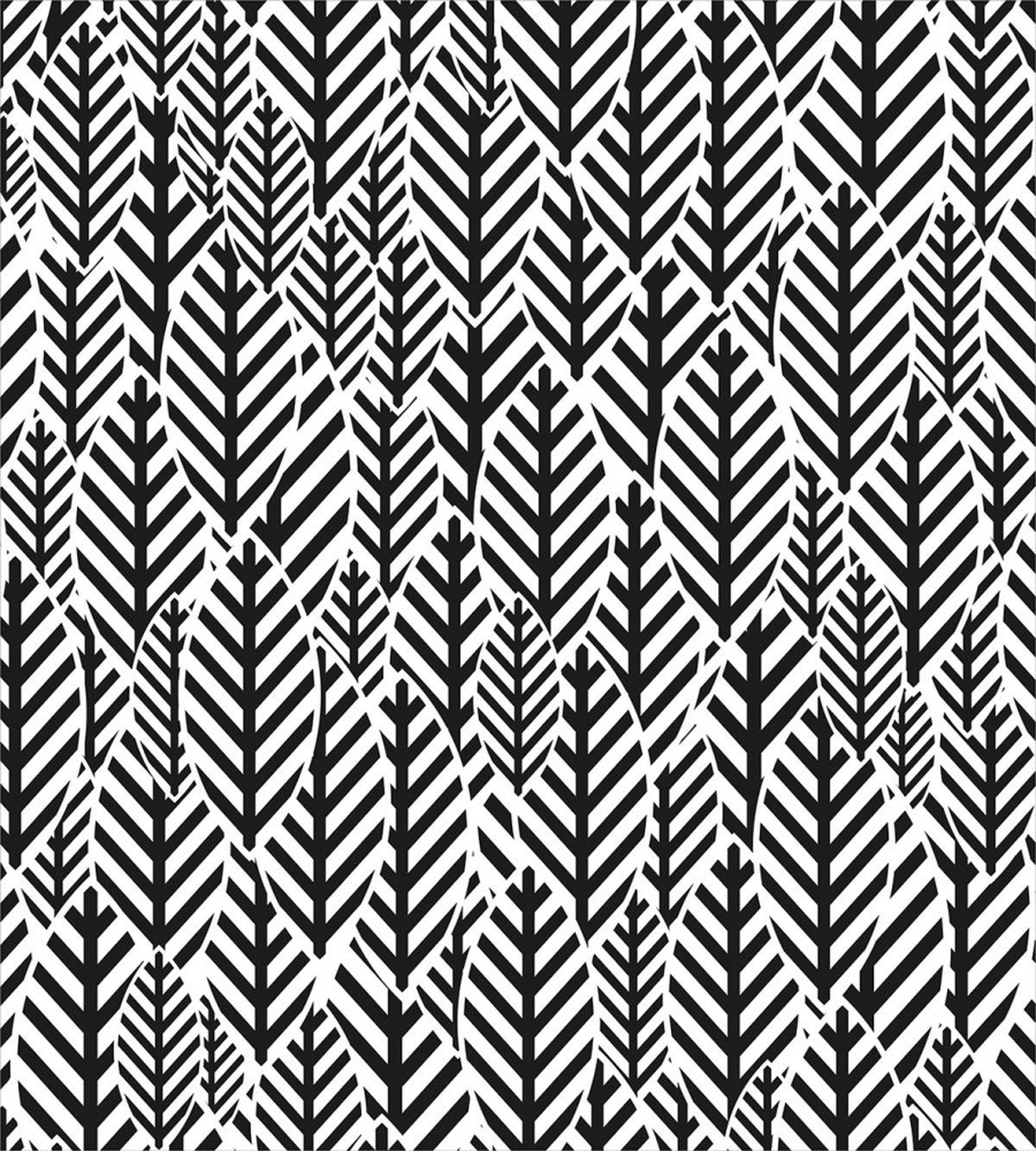 Modern Abstract Leaves — Pattern