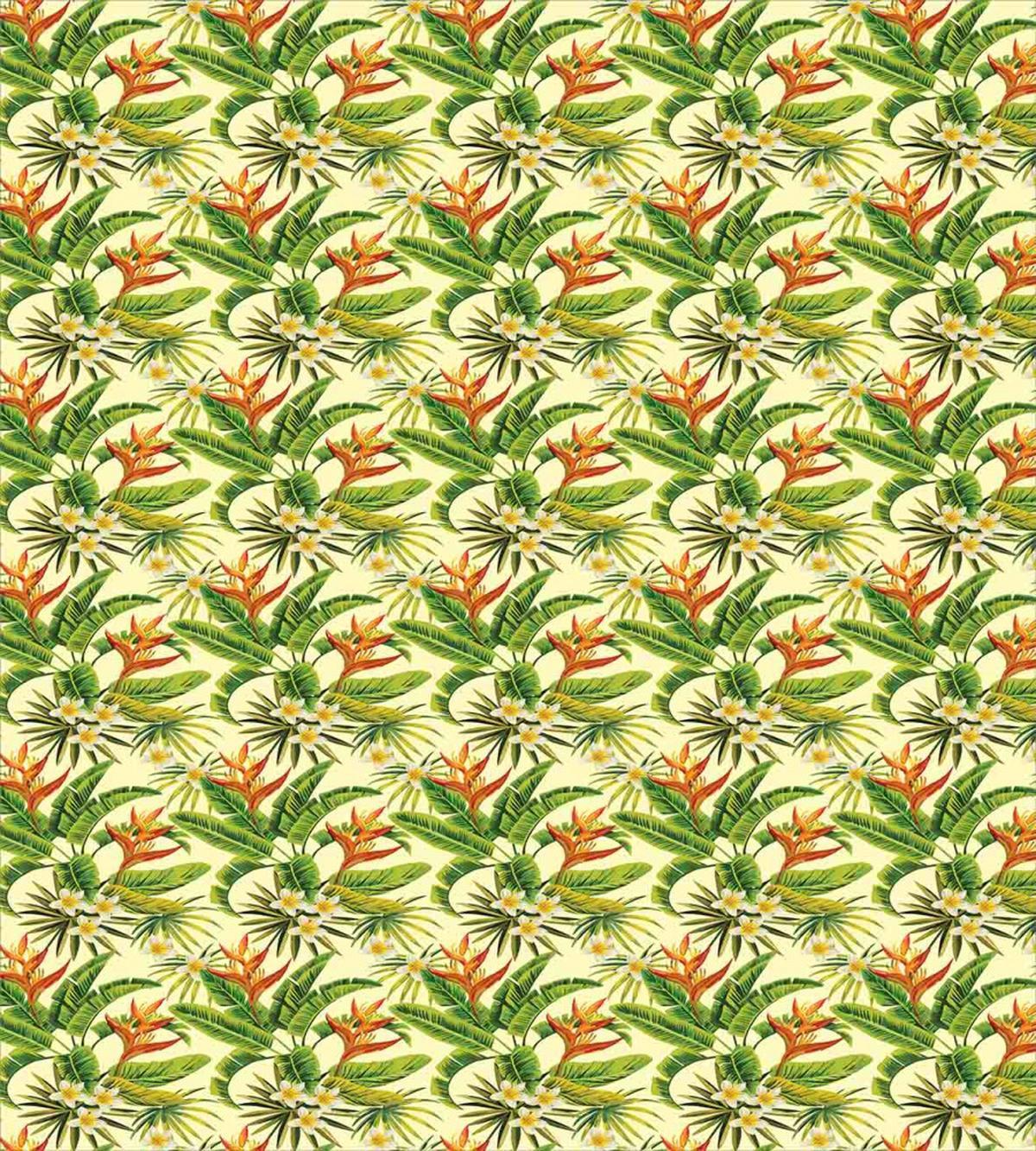 Exoitc Plumeria Blooms — Pattern