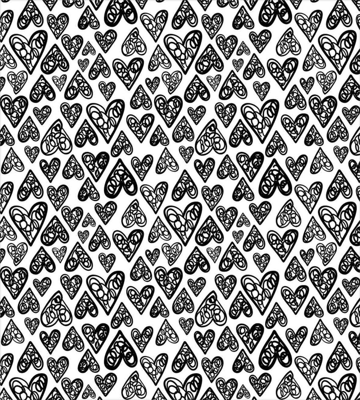 Romantic Hearts Pattern — Pattern