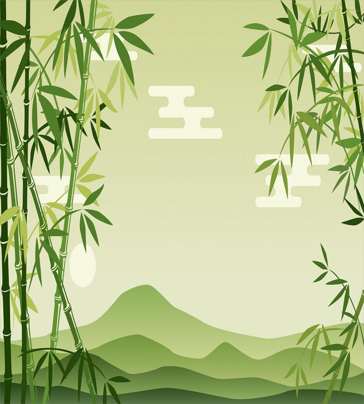 Japanese Bamboo Tree — Pattern