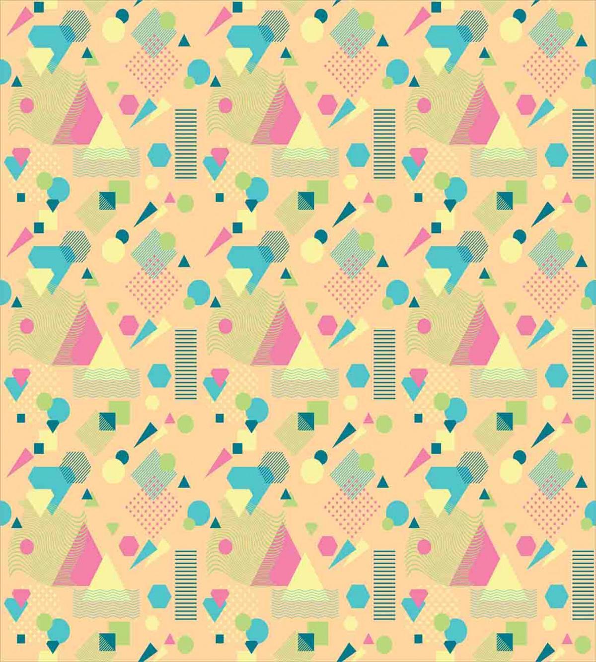 Memphis Style Triangle Lines — Pattern