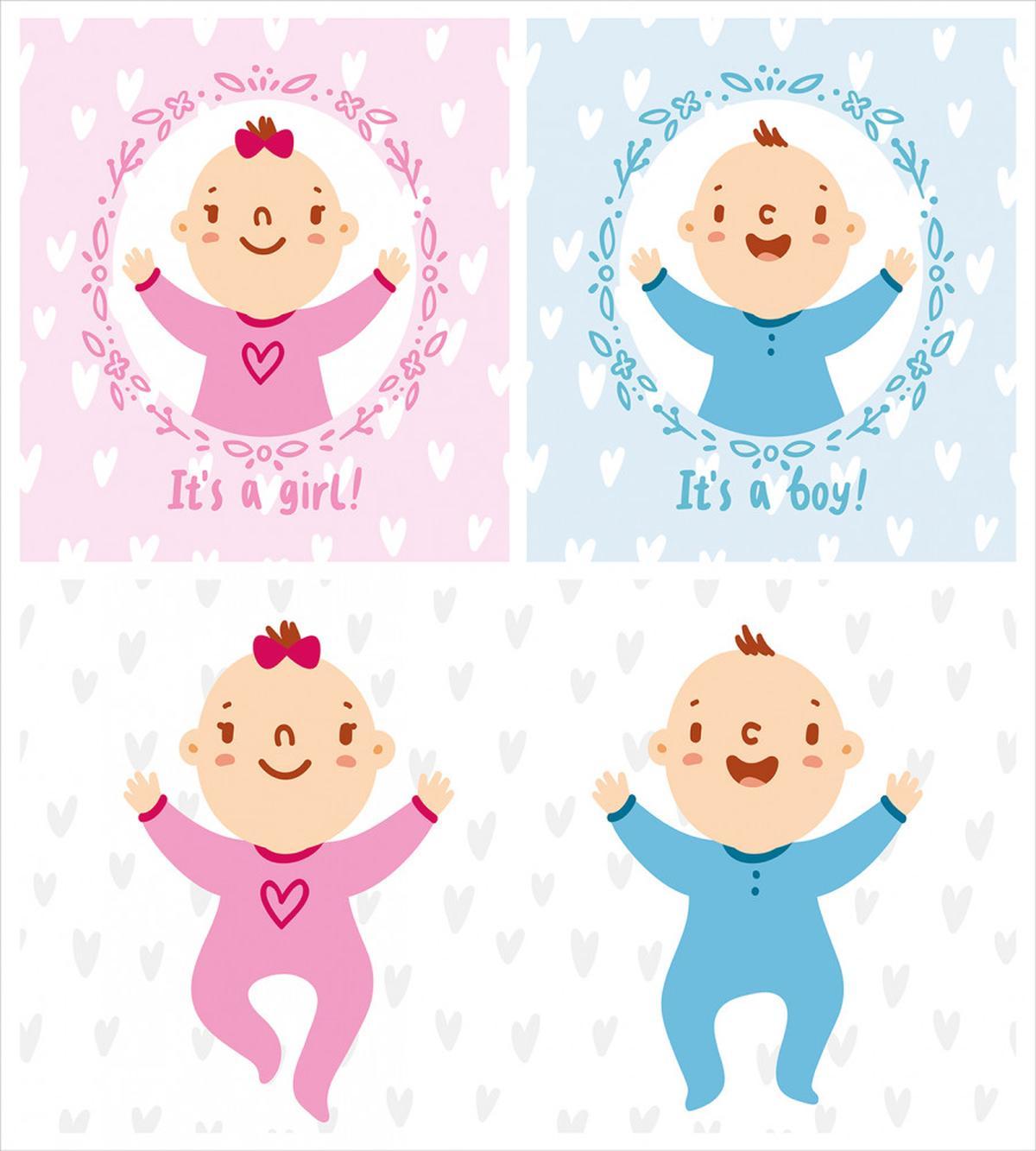 Boy Girl Celebration — Pattern