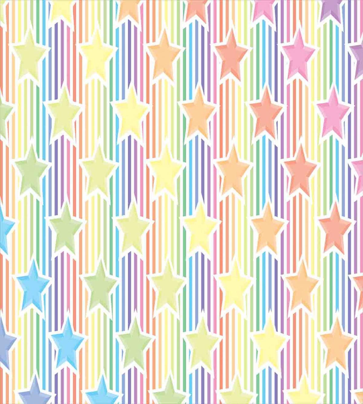 Star Rainbow Stripes — Pattern