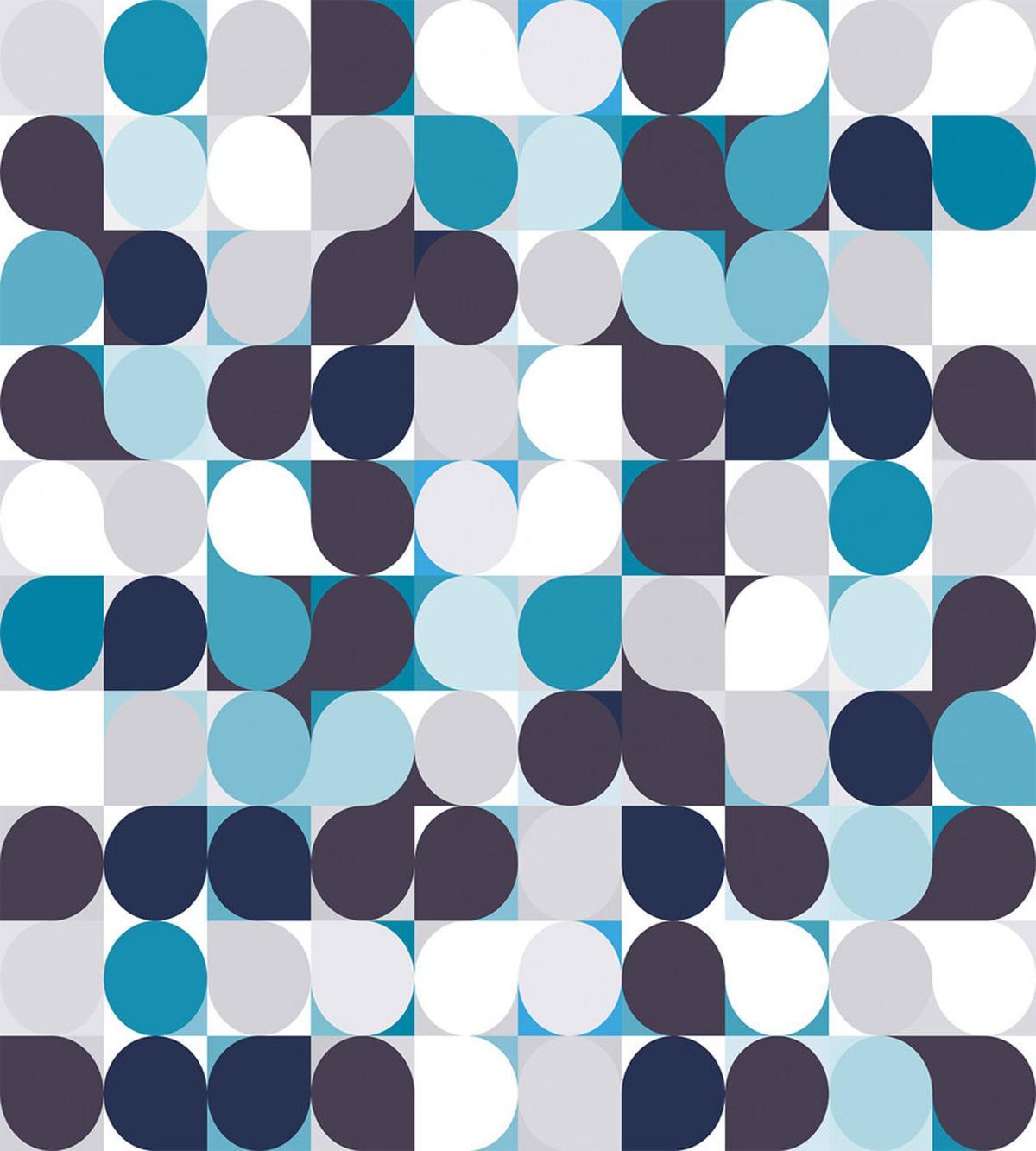 Retro Circles Squares — Pattern