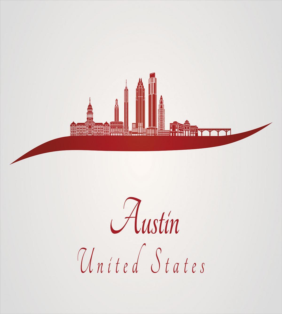 Calligraphic Modern Skyline — Pattern