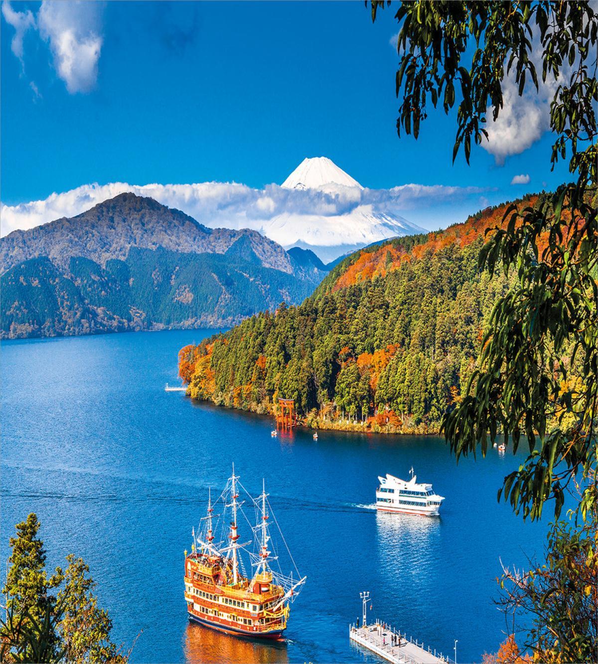 Lake Ashi in Japan — Pattern