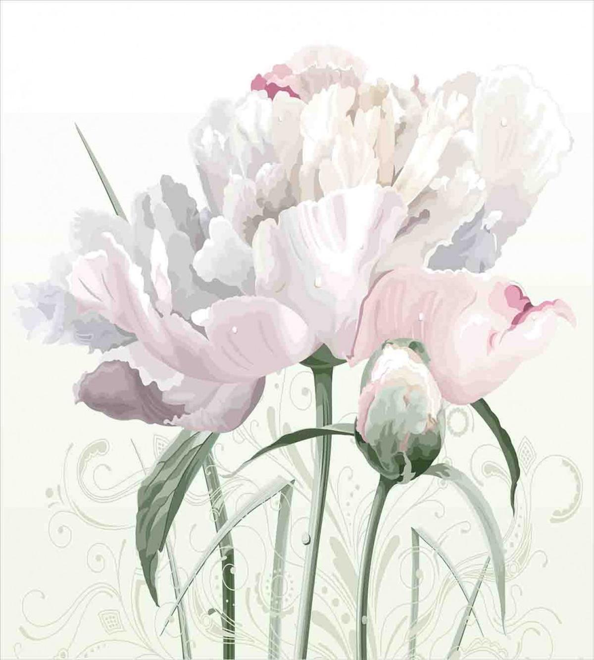 Pink Rose Tulip Abstract — Pattern
