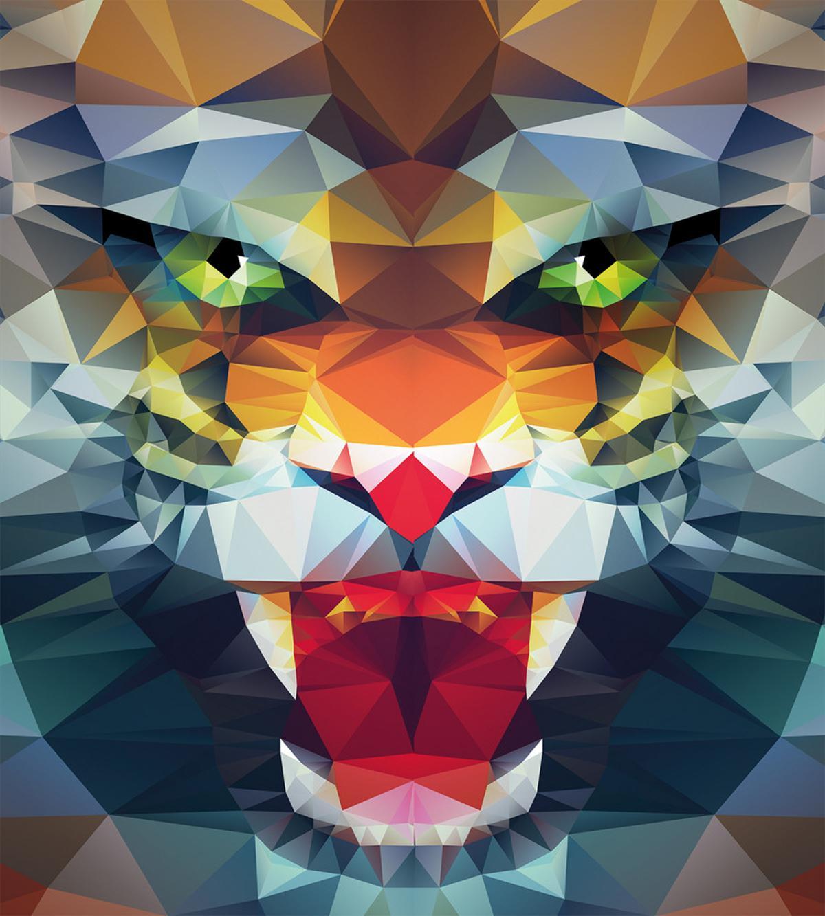 Abstract Portrait Animal — Pattern