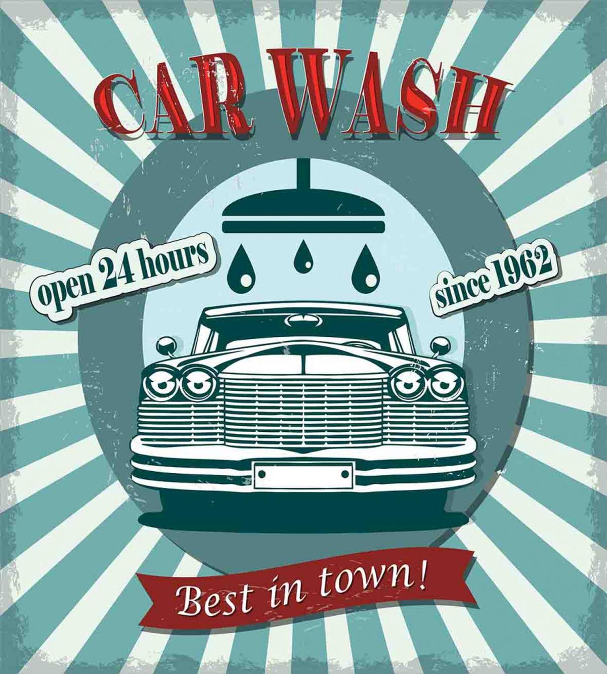 Car Wash Sign Commercial — Pattern