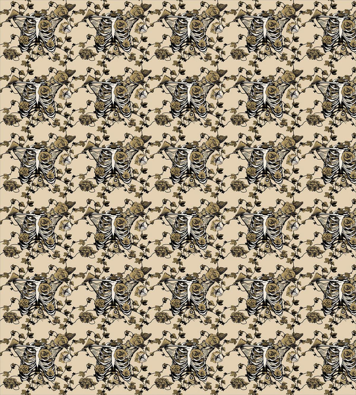 Ribcage Fall Roses Butterfly — Pattern