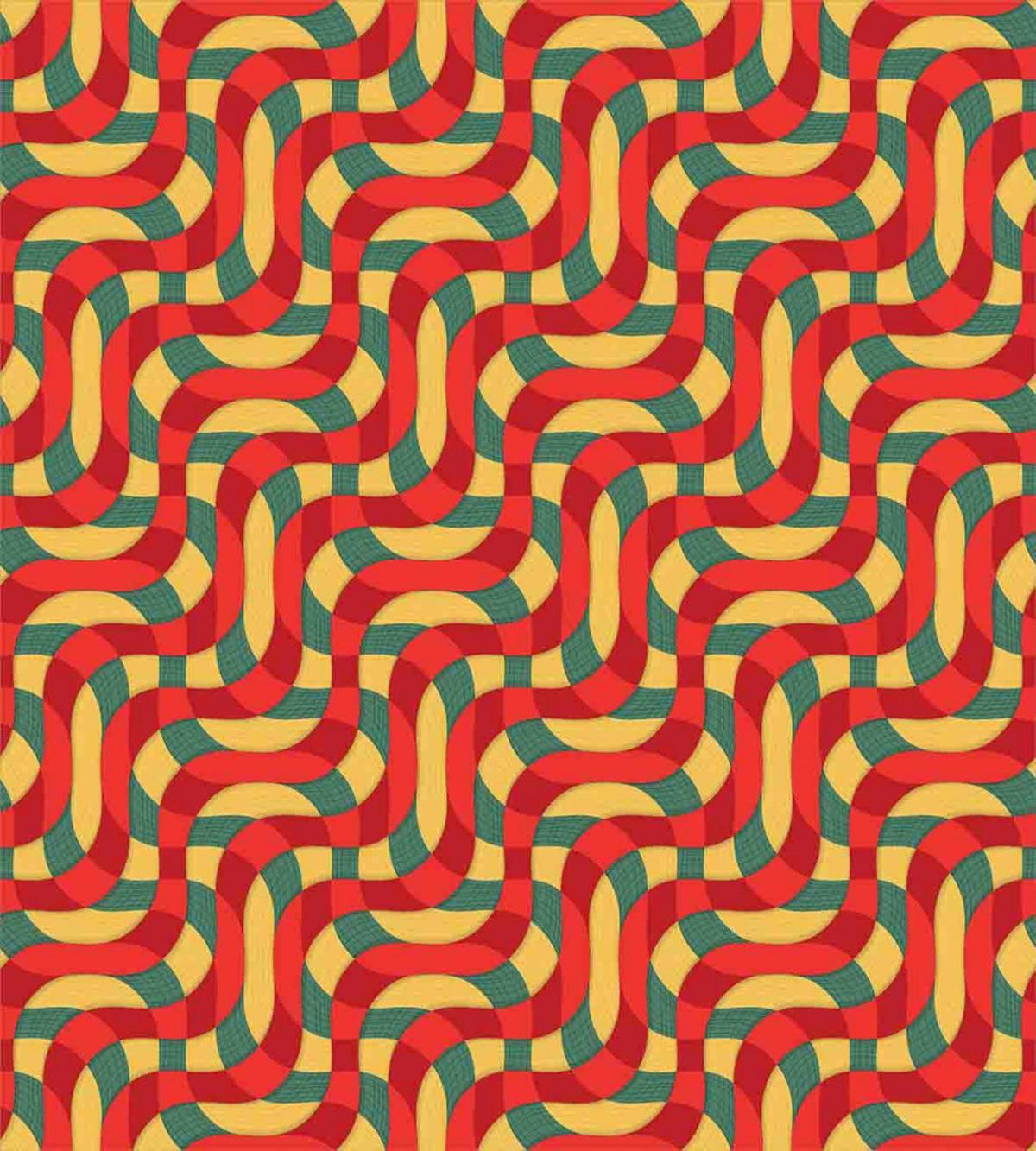 Vintage Wavy Stripes — Pattern