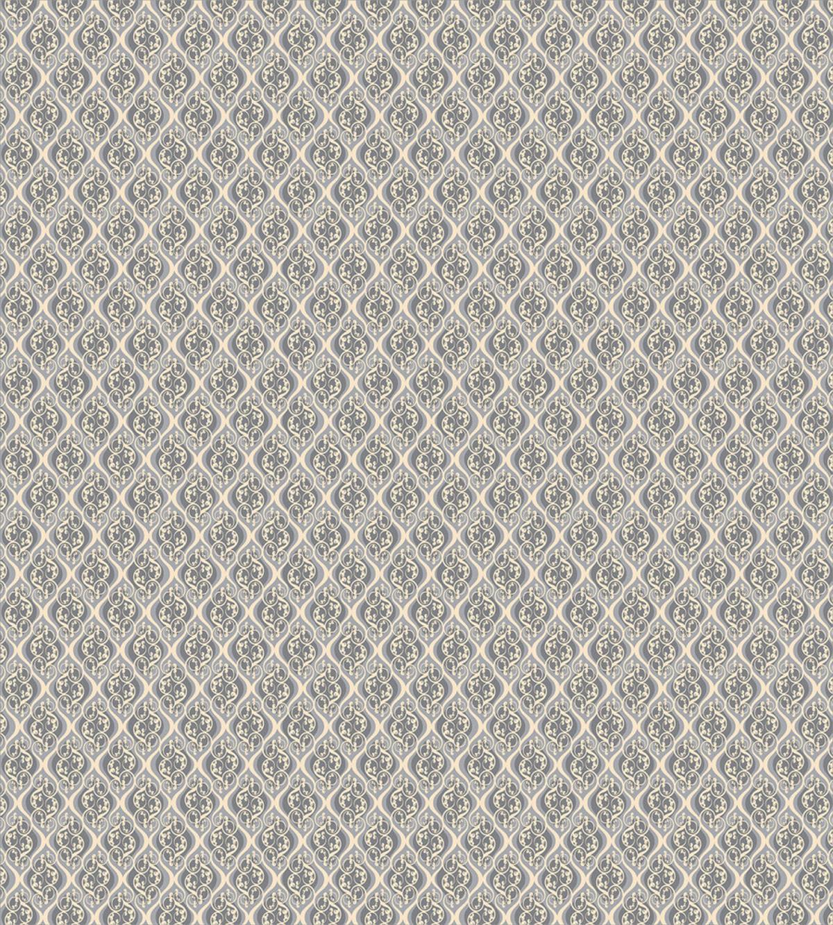 Swirls and Curlicues Damask — Pattern