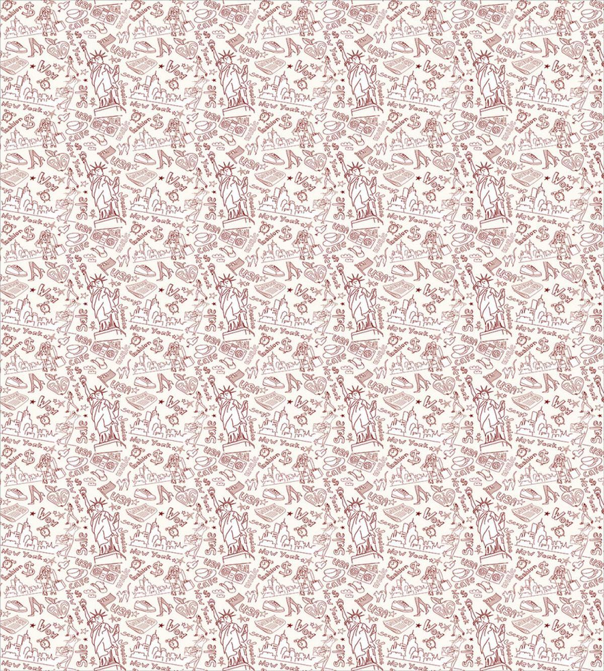Famous of New York Doodle — Pattern