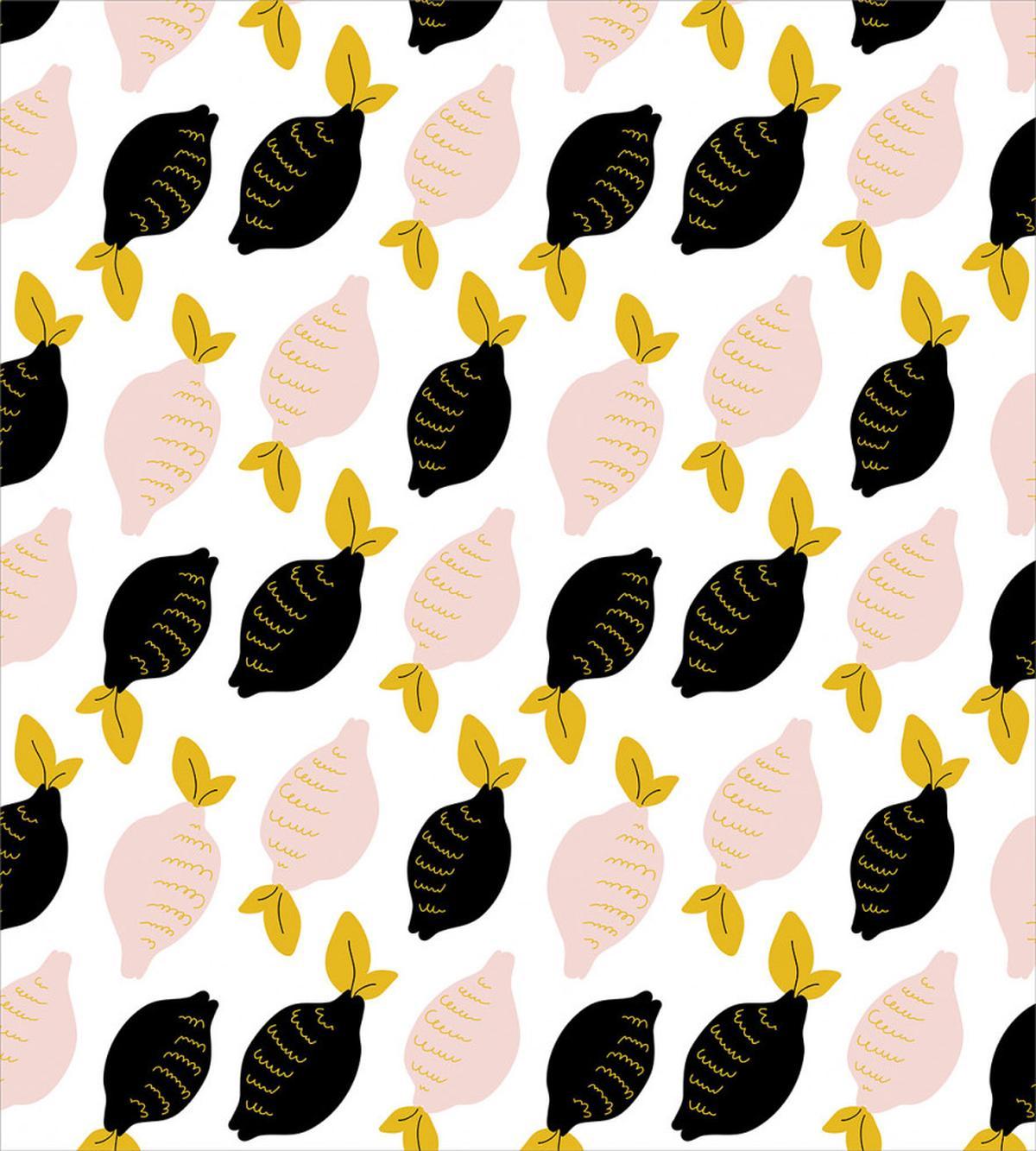 Abstract Colored Citrus Fruit — Pattern