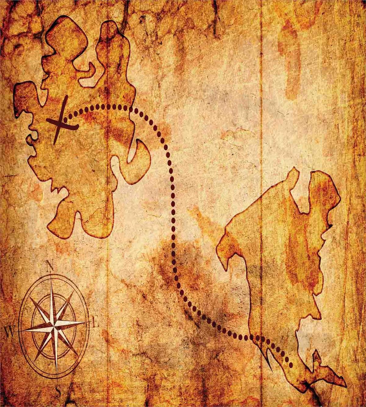 Treasure Map Compass — Pattern