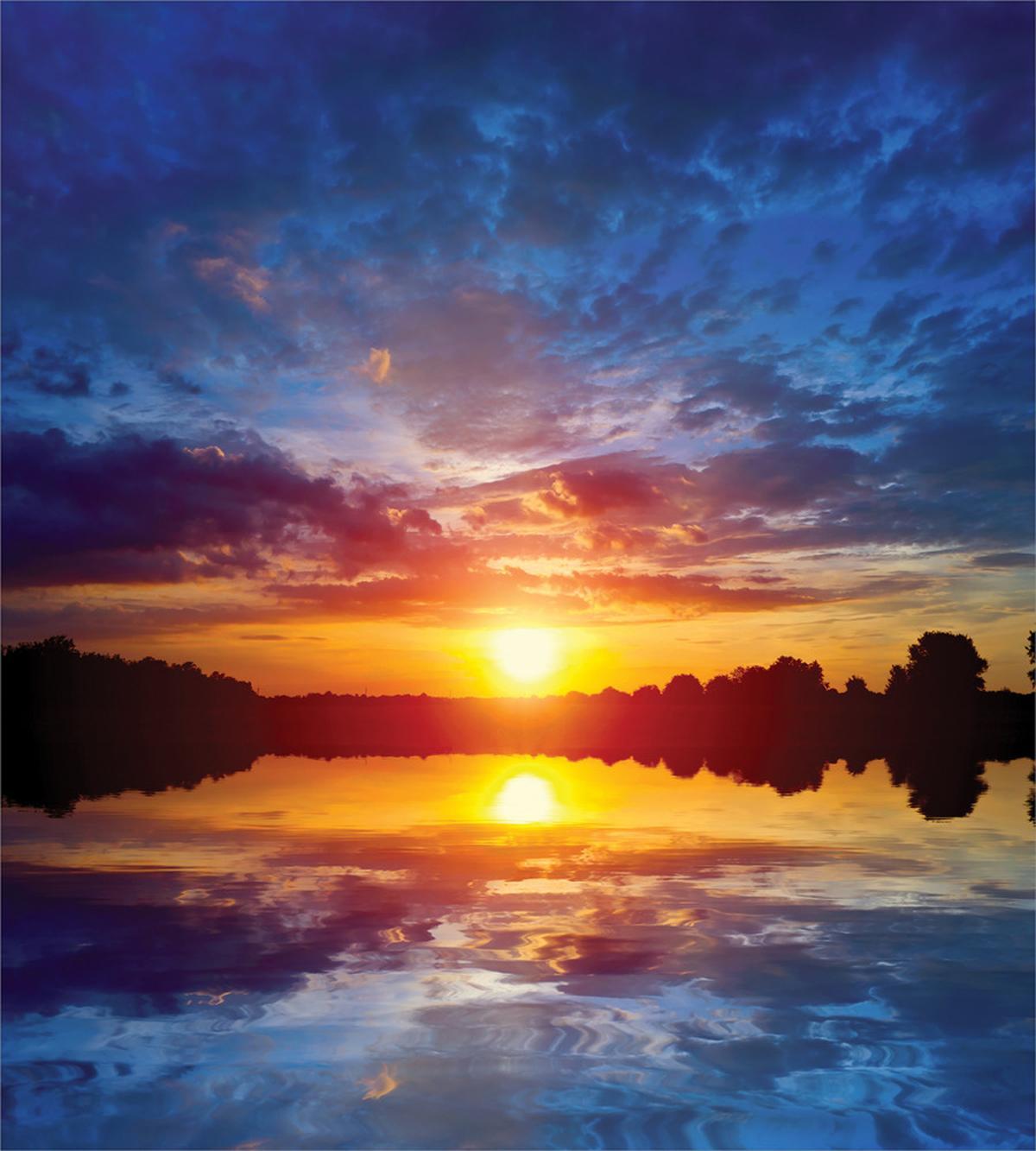 Dreamy Sunset Scenery — Pattern