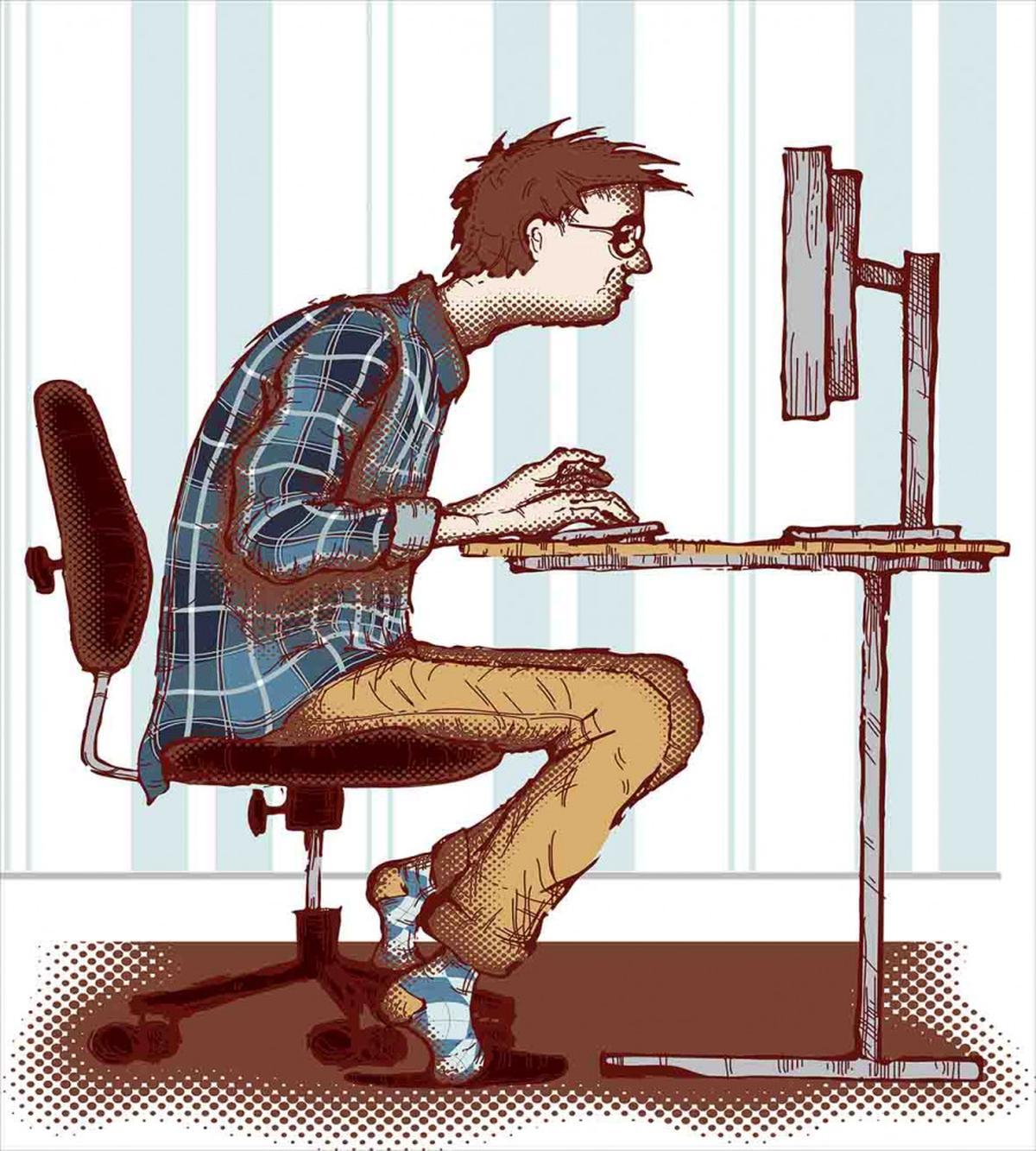 Programmer Workaholic Guy — Pattern