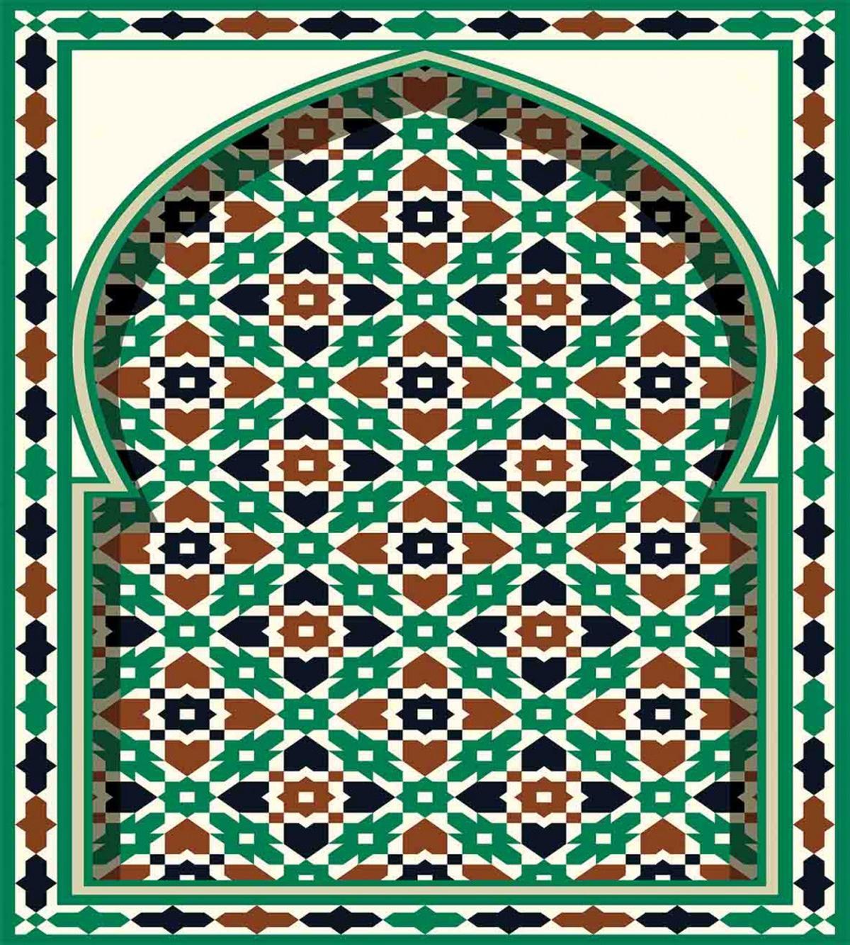 Moroccan Arch with Floral — Pattern